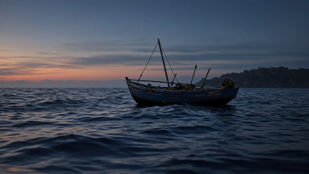 Océan Atlantique au large d’Agadir, zone de pêche du sud marocain